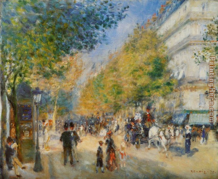 Pierre Auguste Renoir Les Grands Boulevards